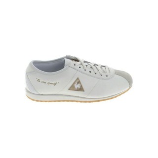 2017 Nouvelle Le Coq Sportif Wendon Sparkly Blanc Or Blanc - Chaussures Basket Femme